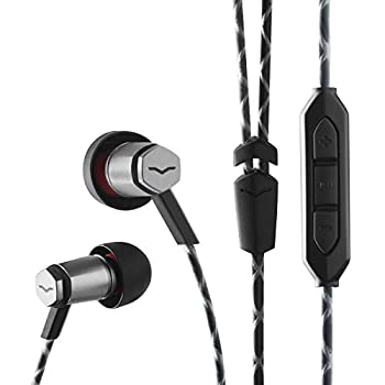 【中古】V - MODA Forza Metalloインイヤーヘッドホンwith 3ボタンリモート&マイク???SamsungとAndroidデバイス、ガンメタルブラック FRZM-I-GUNBLACK