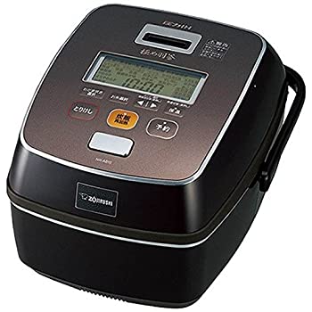 【中古】象印 炊飯器 極め羽釜 鉄器コート 5.5合炊き プライムブラウン NW-AB10-TZ