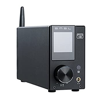 【中古】(非常に良い)SMSL AD18 パワーアンプ DACデコーダー 80Wx2 DSP Bluetooth4.2