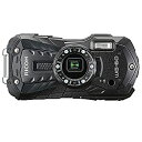 【中古】RICOH WG-60 ブラック 本格防水デジタルカメラ 14メートル防水 耐衝撃 防塵 耐寒 高画質1600万画素 水中専用マーメードモード搭載 仕事...