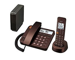【中古】(非常に良い)シャープ 電話機 コードレス デザインモデル 子機1台付き 迷惑電話機拒否機能 1.9GHz DECT準拠方式 ブラウン系 JD-XG1CL-T