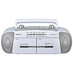 【中古】(未使用・未開封品)AM/FM ステレオダブルラジオカセットレコーダー 07-8388