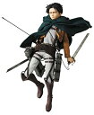 【中古】RAH リアルアクションヒーローズ 進撃の巨人 リヴァイ 1/6スケール ABS&ATBC-PVC製 塗装済み可動フィギュア (初回生産限定パーツ付)