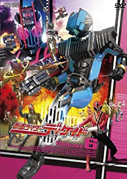 【中古】仮面ライダーディケイド VOL.6 [DVD]【メーカー名】TOEI COMPANY,LTD.(TOE)(D)【メーカー型番】【ブランド名】東映ビデオ【商品説明】仮面ライダーディケイド VOL.6 [DVD]当店では初期不良に限り、商品到着から7日間は返品を 受付けております。他モールとの併売品の為、完売の際はご連絡致しますのでご了承ください。中古品の商品タイトルに「限定」「初回」「保証」などの表記がありましても、特典・付属品・保証等は付いておりません。品名に【import】【輸入】【北米】【海外】等の国内商品でないと把握できる表記商品について国内のDVDプレイヤー、ゲーム機で稼働しない場合がございます。予めご了承の上、購入ください。掲載と付属品が異なる場合は確認のご連絡をさせていただきます。ご注文からお届けまで1、ご注文⇒ご注文は24時間受け付けております。2、注文確認⇒ご注文後、当店から注文確認メールを送信します。3、お届けまで3〜10営業日程度とお考えください。4、入金確認⇒前払い決済をご選択の場合、ご入金確認後、配送手配を致します。5、出荷⇒配送準備が整い次第、出荷致します。配送業者、追跡番号等の詳細をメール送信致します。6、到着⇒出荷後、1〜3日後に商品が到着します。　※離島、北海道、九州、沖縄は遅れる場合がございます。予めご了承下さい。お電話でのお問合せは少人数で運営の為受け付けておりませんので、メールにてお問合せお願い致します。営業時間　月〜金　11:00〜17:00お客様都合によるご注文後のキャンセル・返品はお受けしておりませんのでご了承ください。