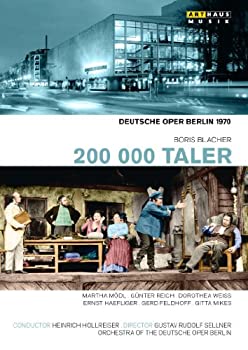 【中古】(非常に良い)ボリス・ブラッハー:歌劇「200000ターラー」[DVD]