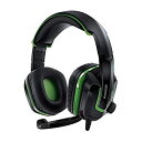 【中古】(非常に良い)dreamGEAR GRX-440 XBOX ONE用 ゲームヘッドセット ブラック/グリーン
