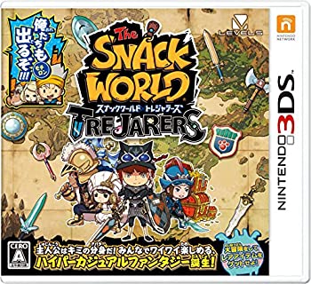 【中古】(未使用 未開封品)スナックワールド トレジャラーズ (【数量限定封入特典】限定ジャラ「クリスタルソードα 」 同梱) - 3DS