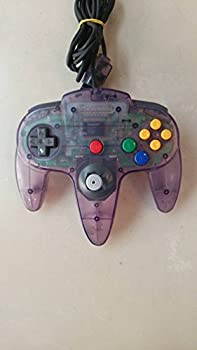 【中古】(未使用・未開封品)コントローラーBros.クリアーパープル N64