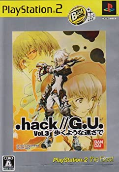 【中古】.hack//G.U. Vol.3 歩くような速さで PlayStation2 the Best【メーカー名】バンダイ【メーカー型番】【ブランド名】BANDAI【商品説明】.hack//G.U. Vol.3 歩くような速さで PlayStation2 the Best当店では初期不良に限り、商品到着から7日間は返品を 受付けております。他モールとの併売品の為、完売の際はご連絡致しますのでご了承ください。中古品の商品タイトルに「限定」「初回」「保証」などの表記がありましても、特典・付属品・保証等は付いておりません。品名に【import】【輸入】【北米】【海外】等の国内商品でないと把握できる表記商品について国内のDVDプレイヤー、ゲーム機で稼働しない場合がございます。予めご了承の上、購入ください。掲載と付属品が異なる場合は確認のご連絡をさせていただきます。ご注文からお届けまで1、ご注文⇒ご注文は24時間受け付けております。2、注文確認⇒ご注文後、当店から注文確認メールを送信します。3、お届けまで3〜10営業日程度とお考えください。4、入金確認⇒前払い決済をご選択の場合、ご入金確認後、配送手配を致します。5、出荷⇒配送準備が整い次第、出荷致します。配送業者、追跡番号等の詳細をメール送信致します。6、到着⇒出荷後、1〜3日後に商品が到着します。　※離島、北海道、九州、沖縄は遅れる場合がございます。予めご了承下さい。お電話でのお問合せは少人数で運営の為受け付けておりませんので、メールにてお問合せお願い致します。営業時間　月〜金　11:00〜17:00お客様都合によるご注文後のキャンセル・返品はお受けしておりませんのでご了承ください。