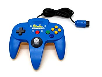 【中古】ピカチュウN64コントローラ ブルー N64