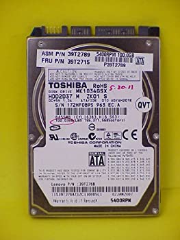 【中古】(非常に良い)Toshiba mk1032gsx 100?GB SATA 9.5?MMノートブックドライブ 【中古】(非常に良い)Toshiba mk1032gsx 100?GB SATA 9.5?MMノートブックドライブ