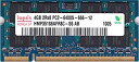 【中古】hynix PC2-6400S (DDR2-800) 4GB SO-DIMM 200pin ノートパソコン用メモリ 型番:HMP351S6AFR8C-S6 動作保証品(2)