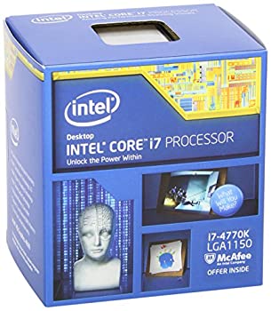 【中古】Intel CPU Core i7 4770K 3.50GHz 8Mキャッシュ LGA1150 Haswell UnLocked BX80646I74770K 【BOX】
