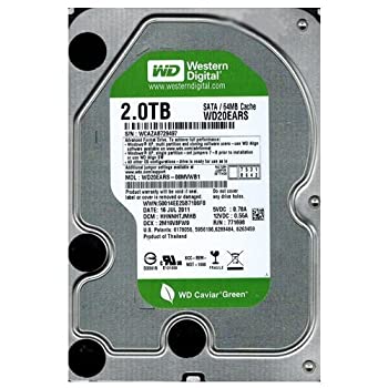 【中古】WD Green WD20EARS 2TB / 64Mキャッシュ