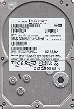 【中古】hds721010kla330、PN 0?a37239、MLC ba2720、Hitachi 1tb SATA 3.5ハードドライブ