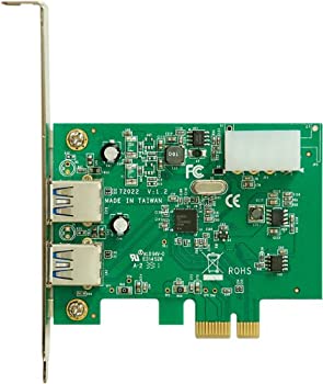 【中古】玄人志向 NEXTシリーズ PCI-Express x1接続 USB3.0増設インターフェースボード USB3.0-PCIE-P2