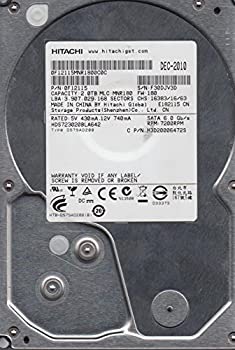 【中古】hds723020bla642、PN 0?F12115、MLC mnr180、Hitachi 2tb SATA 3.5ハードドライブ