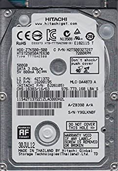 【中古】hts725050?a7e630、PN 0j26105、MLC da4873、Hitachi 500?GB SATA 2.5ハードドライブ