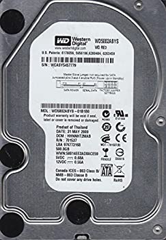 【中古】(非常に良い)wd5002abys-01b1b0、DCM hhnnht2mab、Westernデジタル500?GB SATA 3.5ハードドライブ