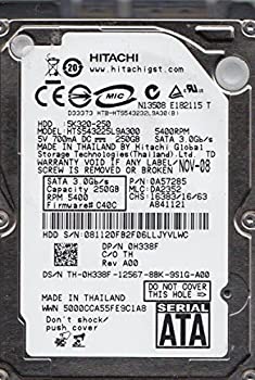 yÁzhts543225l9?a300APN 0?a57285AMLC da2352AHitachi 250?GB SATA 2.5n[hhCu