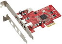 【中古】玄人志向 インターフェースボード IEEE1394b PCI-E LowProfile対応 IEEE1394B-PCIE