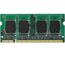 【中古】ELECOM 取り付けメモリモジュール 静電気防止手袋+ネジ保管ケース付PC2-6400 DDR2-800 S.O.DIMM 240pin 1GB ET...