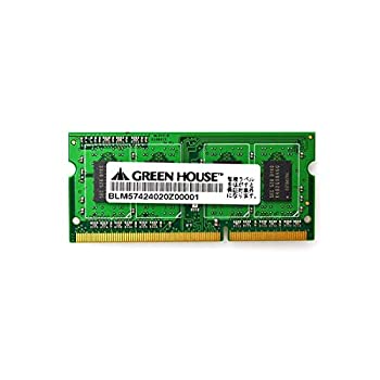 yÁzO[nEX m[gp PC3-10600 204pin DDR3 SDRAM SO-DIMM 4GB GH-DWT1333-4GB