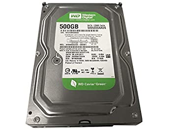 WESTERNDIGITAL 3.5インチ 内蔵 HDD500GB 5400rpm SATA 32MB WD Green WD5000AADS