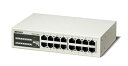 【中古】BUFFALO 10/100Mbps対応 金属筺体 電源内蔵 16ポート ホワイト スイッチングハブ LSW3-TX-16NSR