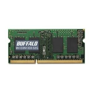 【中古】バッファロー PC3-10600 204Pin DDR3 SDRAM S.O.DIMM 2GB【メーカー名】バッファロー【メーカー型番】【ブランド名】バッファロー【商品説明】バッファロー PC3-10600 204Pin DDR3 SDRAM S.O.DIMM 2GB当店では初期不良に限り、商品到着から7日間は返品を 受付けております。他モールとの併売品の為、完売の際はご連絡致しますのでご了承ください。中古品の商品タイトルに「限定」「初回」「保証」などの表記がありましても、特典・付属品・保証等は付いておりません。品名に【import】【輸入】【北米】【海外】等の国内商品でないと把握できる表記商品について国内のDVDプレイヤー、ゲーム機で稼働しない場合がございます。予めご了承の上、購入ください。掲載と付属品が異なる場合は確認のご連絡をさせていただきます。ご注文からお届けまで1、ご注文⇒ご注文は24時間受け付けております。2、注文確認⇒ご注文後、当店から注文確認メールを送信します。3、お届けまで3〜10営業日程度とお考えください。4、入金確認⇒前払い決済をご選択の場合、ご入金確認後、配送手配を致します。5、出荷⇒配送準備が整い次第、出荷致します。配送業者、追跡番号等の詳細をメール送信致します。6、到着⇒出荷後、1〜3日後に商品が到着します。　※離島、北海道、九州、沖縄は遅れる場合がございます。予めご了承下さい。お電話でのお問合せは少人数で運営の為受け付けておりませんので、メールにてお問合せお願い致します。営業時間　月〜金　11:00〜17:00お客様都合によるご注文後のキャンセル・返品はお受けしておりませんのでご了承ください。