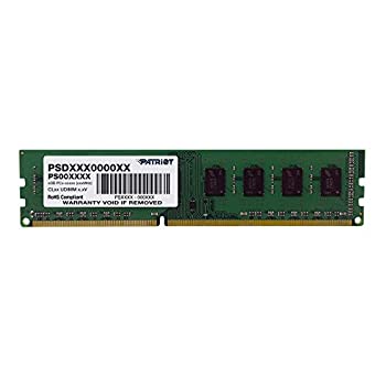 šPatriot ǥȥåѥ DDR3 1600MHz PC3-12800 8GB (1x8GB) CL11 - PSD38G16002