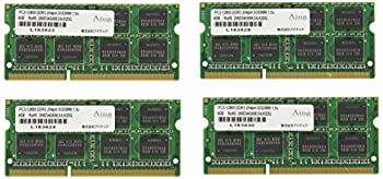 【中古】(非常に良い)アドテック DDR3-1600/PC3-12800 SO-DIMM 4GB×4枚組 ADS12800N-4G4