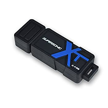 【中古】Patriot Memory USBメモリ 64GB USB3.0 高速150MB/s キャップ式 ゴム ブラック 耐衝撃 防滴 パトリオットメモリPEF64GSBUSB