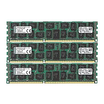 【中古】キングストン Kingston メモリー DDR3L 1333MHz 16GBx3枚 ECC CL9 4R X8 1.35V Registered DIMM 240-pin PC3L-10600 KTH-PL313Q8LVK3/48G