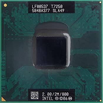 【中古】インテル Intel Core 2 Duo T7250 2.0GHz 2MB L2 Cache 35W Dual Core CPU SLA49 BX80537T7250