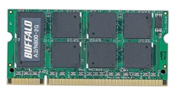 yÁzBUFFALO PC2-6400 800MHzΉ 200Pinp DDR2 S.ODIMM for Mac 2GB A2/N800-2G