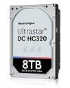 【中古】HGST 0b36404?Ultrastar ES 3.5?inch 8tb SATA 256?MB 72000rpm 512e SE 7?K8ベア