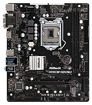 【中古】ASRock Intel H310チップ搭載 Mic