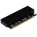 【中古】SEDNA - PCI-e 16x to M2 NVMe SSDアダプター ヒートシンクカバー付き