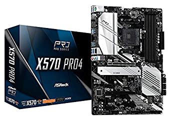 yÁzASRock AMD Ryzen 3000V[Y CPU(Soket AM4)Ή X570`bvZbg ATX }U[{[h X570 Pro4