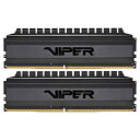 【中古】PATRIOT パトリオットメモリー デスクトップ用メモリ Viper4 Blackout シリーズ DDR4 3000MHz (PC4-24000) ...