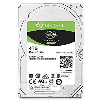 【中古】Seagate ST4000LM024 2.5インチ内蔵ハードディスク 4TB 15mm厚 BarraCuda