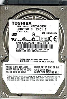 【中古】Toshiba MK2546GSX 250GB HDD2D90 S ZK01 T PHILIPPINES [並行輸入品]