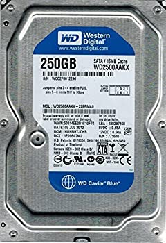 yÁzWestern Digital WD2500AAKX-22ERMA0 DCM: HBNNHTJCHB 250GB [sAi]