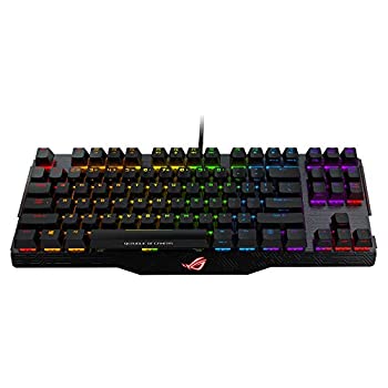 【中古】ASUS ゲーミングキーボード AURA SYNC 対応 RGB メカニカルゲーミングキーボード 脱着式テンキーパッド Nキーロールオーバー MA01 CLAYMORE/BL/U