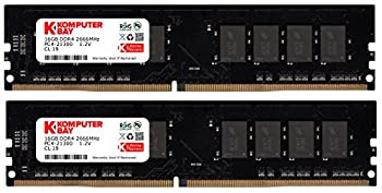 yÁzKOMPUTERBAY 32GB 16GB x 2 DDR4 [ 2666MHz PC4-21300 DIMM CL 19