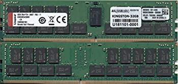 【中古】キングストン KSM24RD4/32MEI 32GB DDR4 2400MHz ECC CL17 2Rx4 1.2V Registered DIMM チップ固定 Micron E IDT