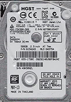 yÁzhts545050?a7e362APN 0j34245AMLC da5754AHitachi 500?GB SATA 2.5n[hhCu