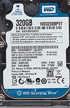 【中古】wd3200bpvt-22jj5t0、DCM shmtjhk、Western Digital 320?GB SATA 2.5ハードドライブ【メーカー名】Western Digital【メーカー型番】WD3200BPVT-22JJ5T0【ブランド名】WESTERNDIGITAL【商品説明】wd3200bpvt-22jj5t0、DCM shmtjhk、Western Digital 320?GB SATA 2.5ハードドライブ当店では初期不良に限り、商品到着から7日間は返品を 受付けております。他モールとの併売品の為、完売の際はご連絡致しますのでご了承ください。中古品の商品タイトルに「限定」「初回」「保証」などの表記がありましても、特典・付属品・保証等は付いておりません。品名に【import】【輸入】【北米】【海外】等の国内商品でないと把握できる表記商品について国内のDVDプレイヤー、ゲーム機で稼働しない場合がございます。予めご了承の上、購入ください。掲載と付属品が異なる場合は確認のご連絡をさせていただきます。ご注文からお届けまで1、ご注文⇒ご注文は24時間受け付けております。2、注文確認⇒ご注文後、当店から注文確認メールを送信します。3、お届けまで3〜10営業日程度とお考えください。4、入金確認⇒前払い決済をご選択の場合、ご入金確認後、配送手配を致します。5、出荷⇒配送準備が整い次第、出荷致します。配送業者、追跡番号等の詳細をメール送信致します。6、到着⇒出荷後、1〜3日後に商品が到着します。　※離島、北海道、九州、沖縄は遅れる場合がございます。予めご了承下さい。お電話でのお問合せは少人数で運営の為受け付けておりませんので、メールにてお問合せお願い致します。営業時間　月〜金　11:00〜17:00お客様都合によるご注文後のキャンセル・返品はお受けしておりませんのでご了承ください。