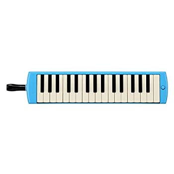 【中古】ヤマハ YAMAHA PIANICA ピアニカ 鍵盤ハーモニカ 32鍵 ブルー P-32E 子どもたちの使い勝手を追求した新しいデザイン 同系色のプラスチック製ハー